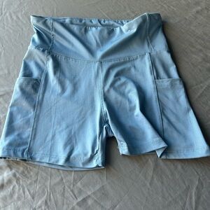 Sky Blue Women's Active Shorts